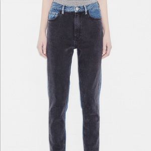 M.i.H Mimi ‘Salles’ (blue/blk) High Rise Jeans 29